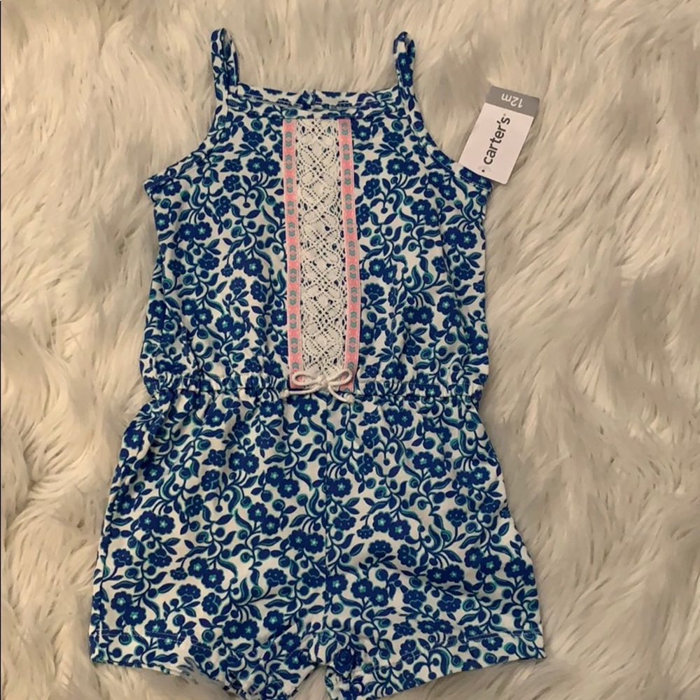 Baby girl one piece shorts bodysuit.